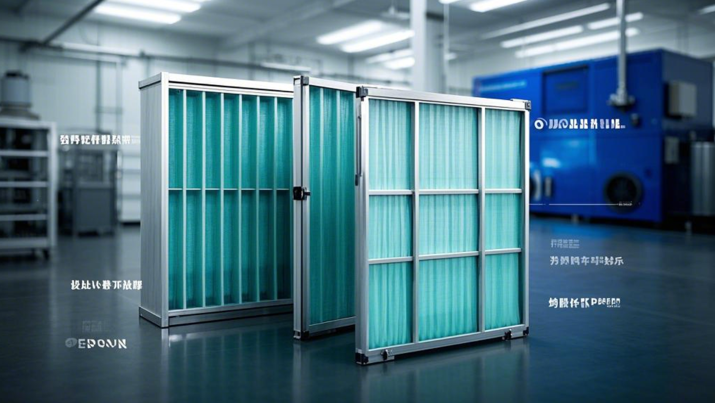 ग्लास प्लीटेड पैनल फ़िल्टर