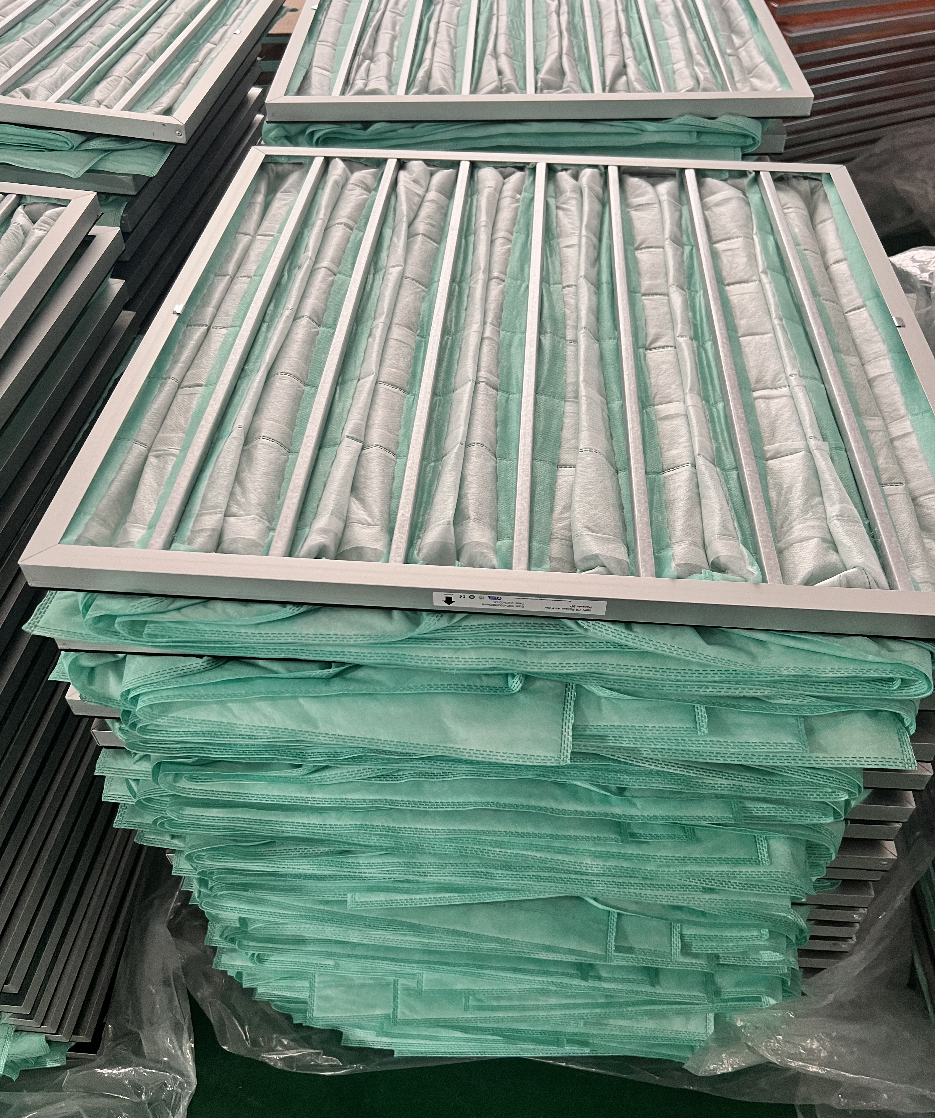 8पी ग्रीन पॉकेट फिल्टर